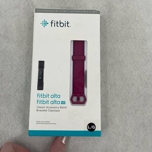 FITBIT Alta Alta HR Classic Accessory Band Bracelet Classic Size: Large Magenta